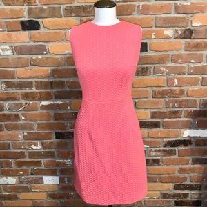 Boden Coral Haze Jacquard Sleeveless Dress Size 8
